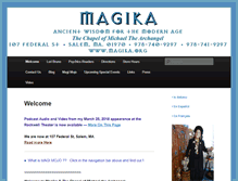 Tablet Screenshot of magika.org